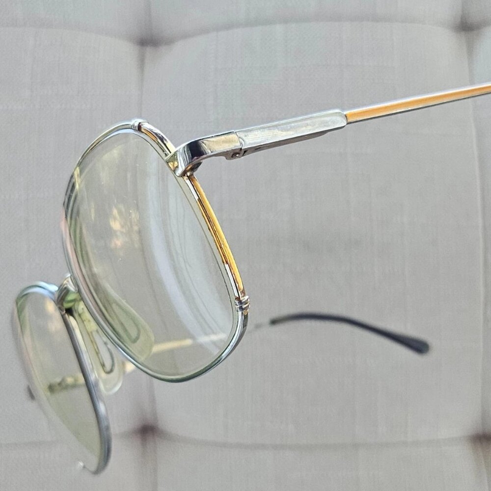 Vintage Eyeglasses Frame Gold/Silver Tone Glasses Women Eye Wear Frame